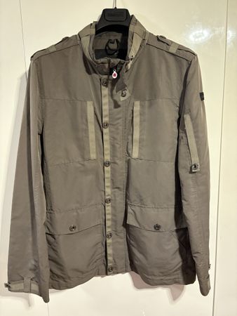 Silver Tag Tech Herren Jacke oliv winddicht wasserabweisend