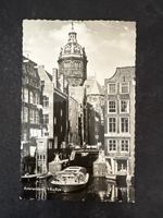 Carte postale ancienne Amsterdam Kolkje avec timbre