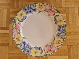 10 Assiettes Tulipe à motif floral