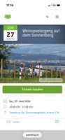 Weinspaziergang Sonnenberg 27. Juni 2026 - 3 Tickets