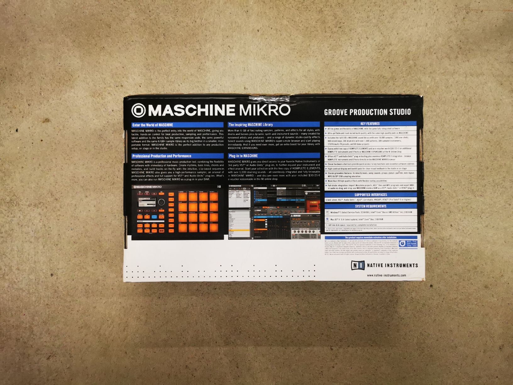 Musikinstrumente: Native Instruments Maschine Mikro MK1 Black (MPC)  – Neu (gemäss Beschreibung) aus Zürich von  1