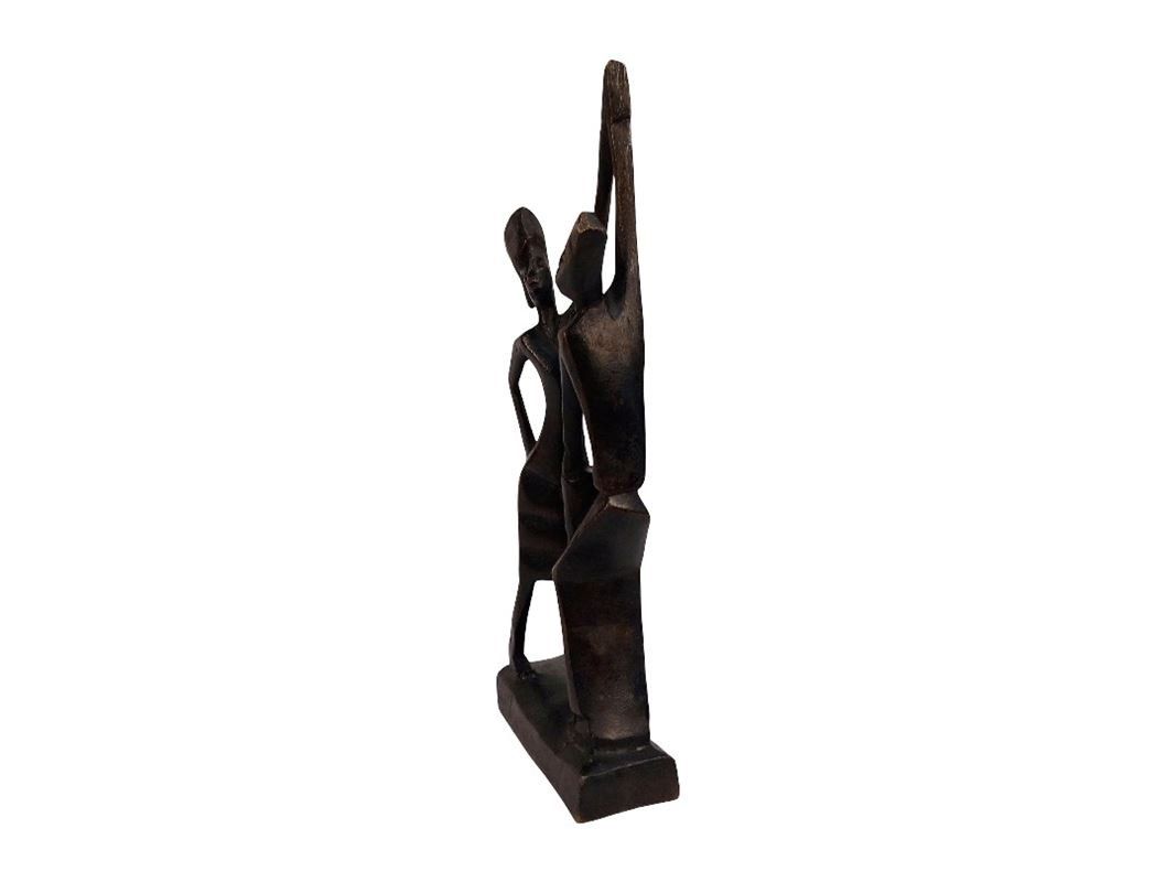 Sculture & Statue: Handgeschnitzte Afrika Holzfigur Paar 28.5cm – Usato da Hünenberg venduto da Restwert_Zug 3