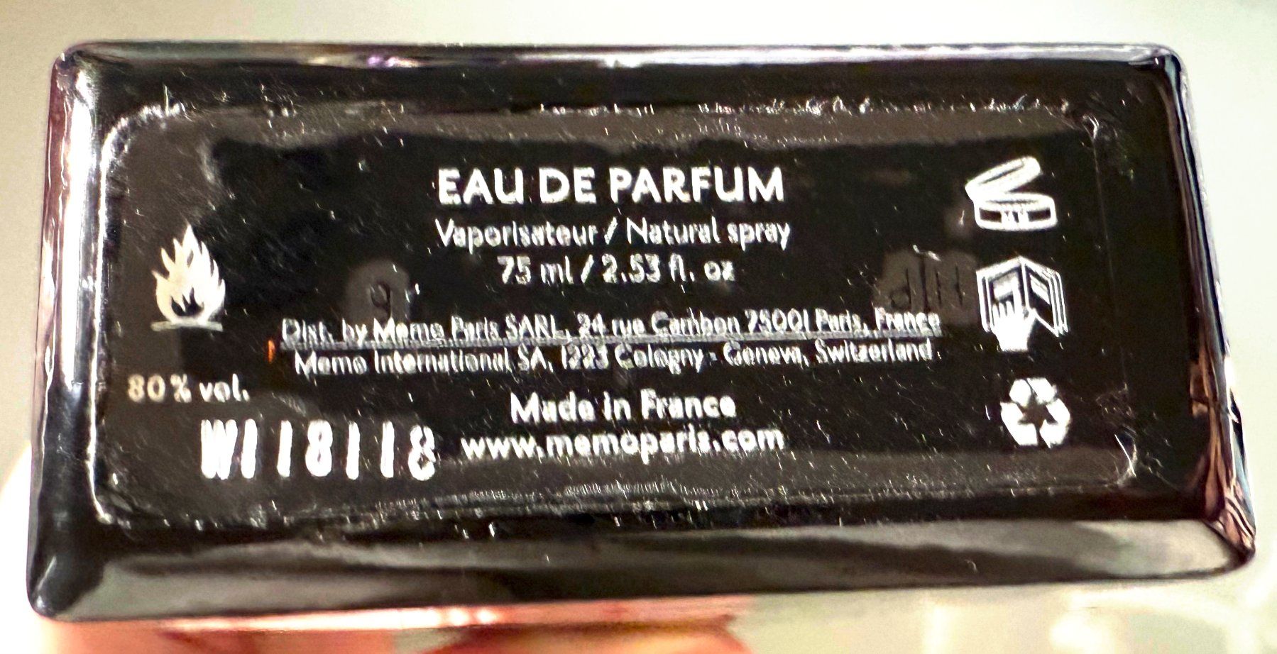 Profumi & Eau de Toilette: Winter Palace 75ml Eau de Parfum von Memo Paris – Usato da Adliswil venduto da Taxiqueen34 2