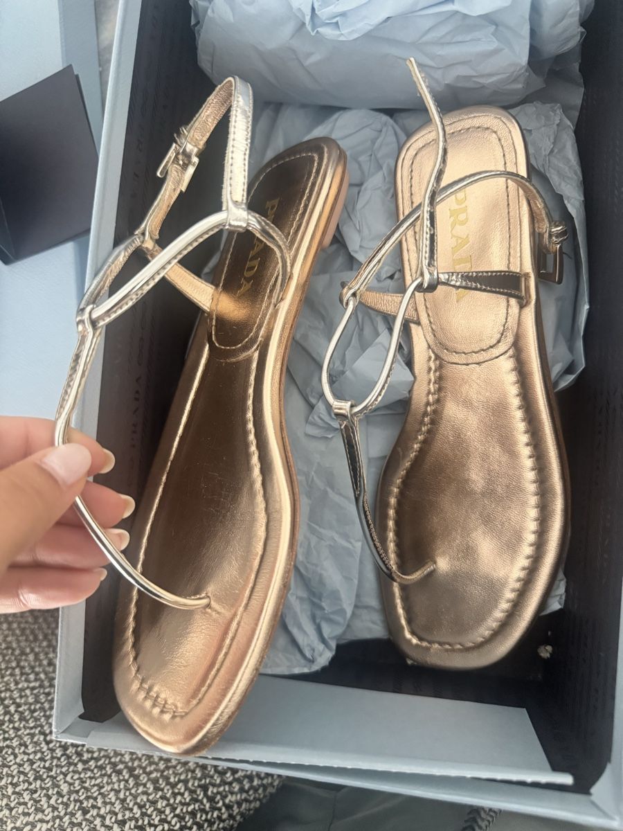 Prada Scarpe da donna: Prada sandali da donna oro 36 usati – Usato da cadempino venduto da fio_cbt9 2