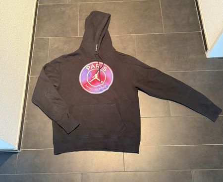 Paris Saint-Germain x Jordan Hoodie, Black, Size L