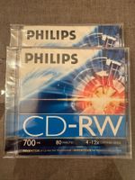 Pack of 2x PHILIPS CD ReWritable CD-RW 700MB / 80min