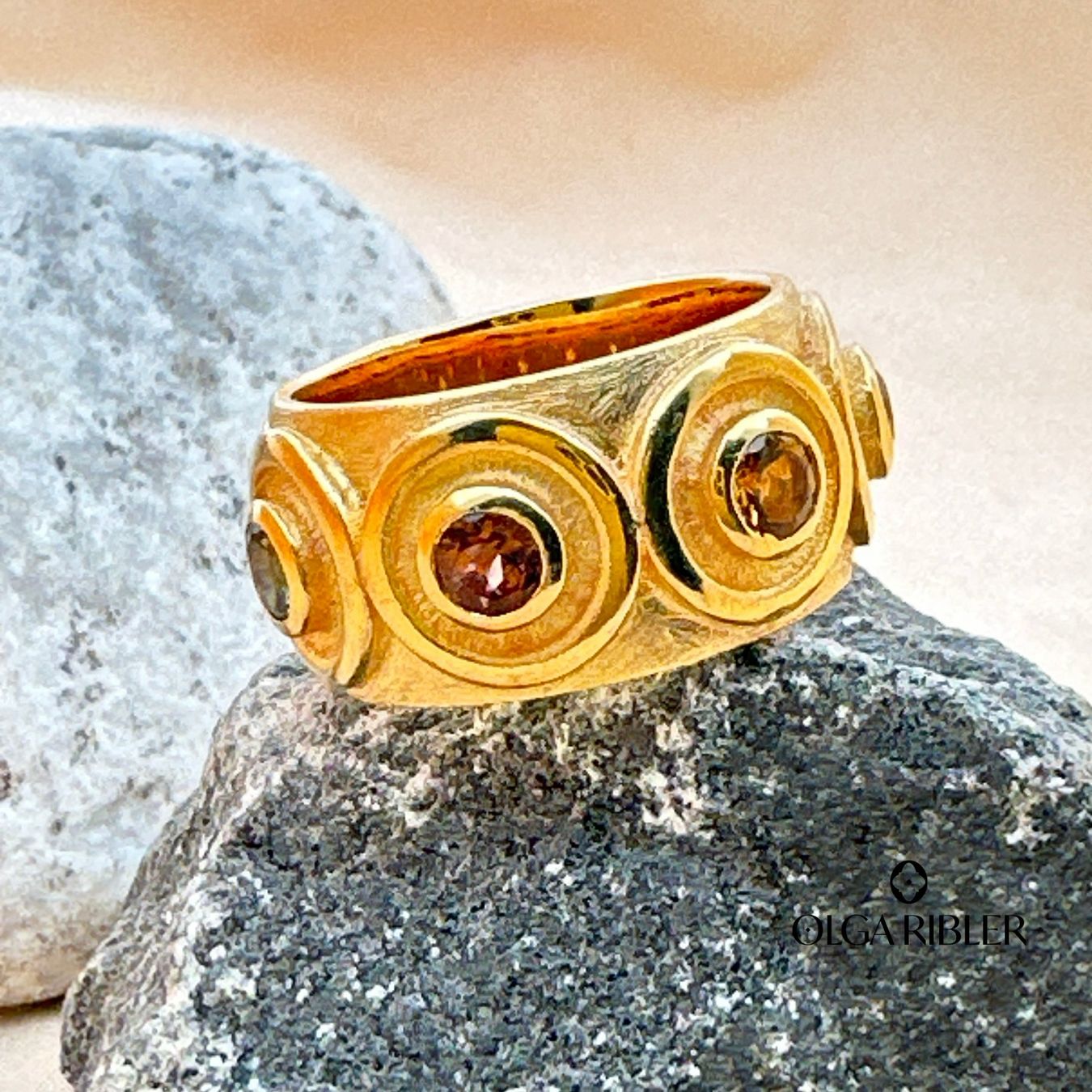 Olga Ribler Ringe: Unikate Silber Ring 925 mit Turmalinen Grösse 57 – Neu (gemäss Beschreibung) aus Luzern von Schmuckoutlet 3