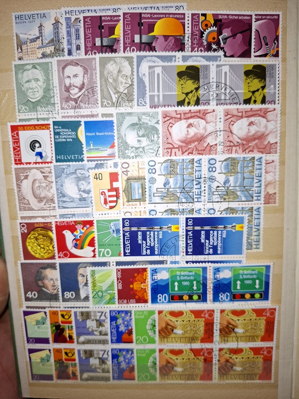 Alle Briefmarken: Album Blocks / Werbemarken  – Gebraucht aus Balgach von SIMEON27 4