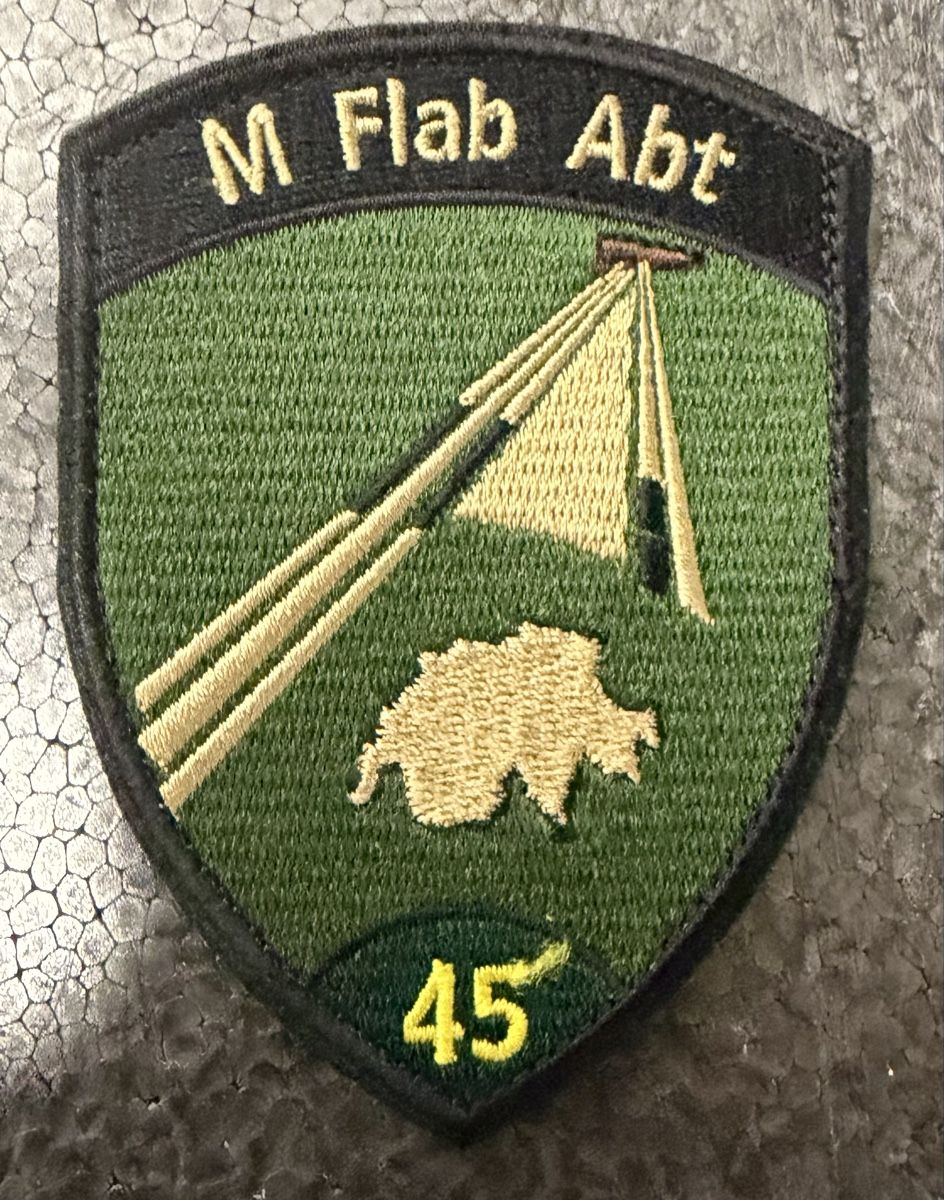 Schweizer Armee Plaketten & Abzeichen: Badge M Flab Abt 45 – Neu (gemäss Beschreibung) aus Pregassona von Sangiovese100