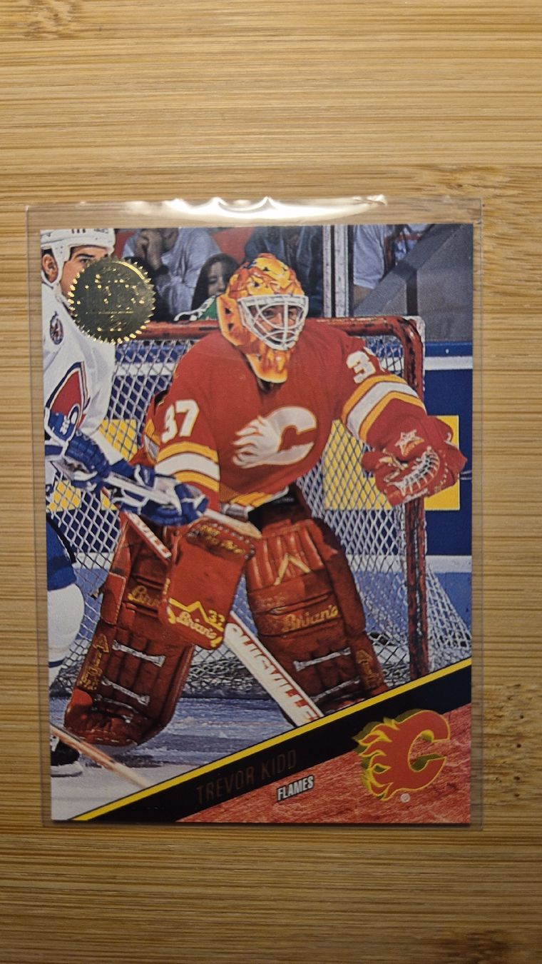 NHL Carte collezionabili: NHL Trevor Kidd Calgary Flames – Usato da Bellach venduto da IceCards-80