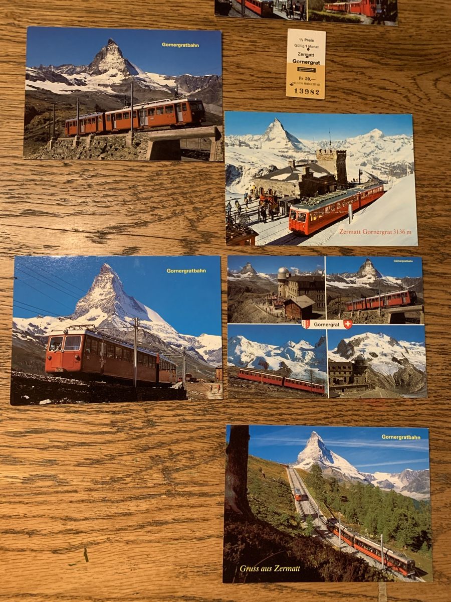 Modelleisenbahnen: Ansichtskarten Cornergrat / FO Bahn – Gebraucht aus Winden von EmilNeu 3