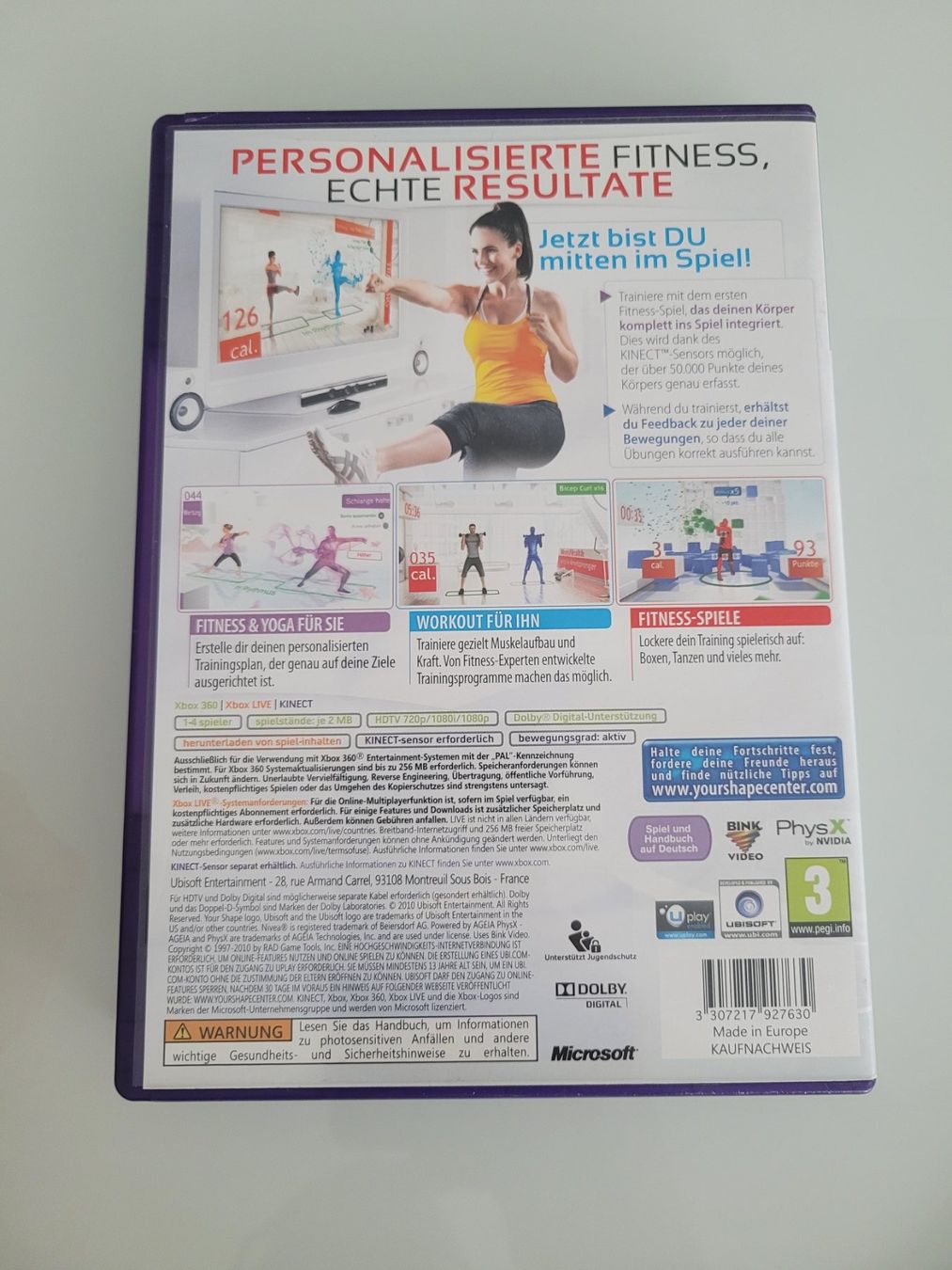 Giochi: Your Shape Fitness Evolved, KINECT (XBox 360) – Usato da Uezwil venduto da -Retrogames- 2