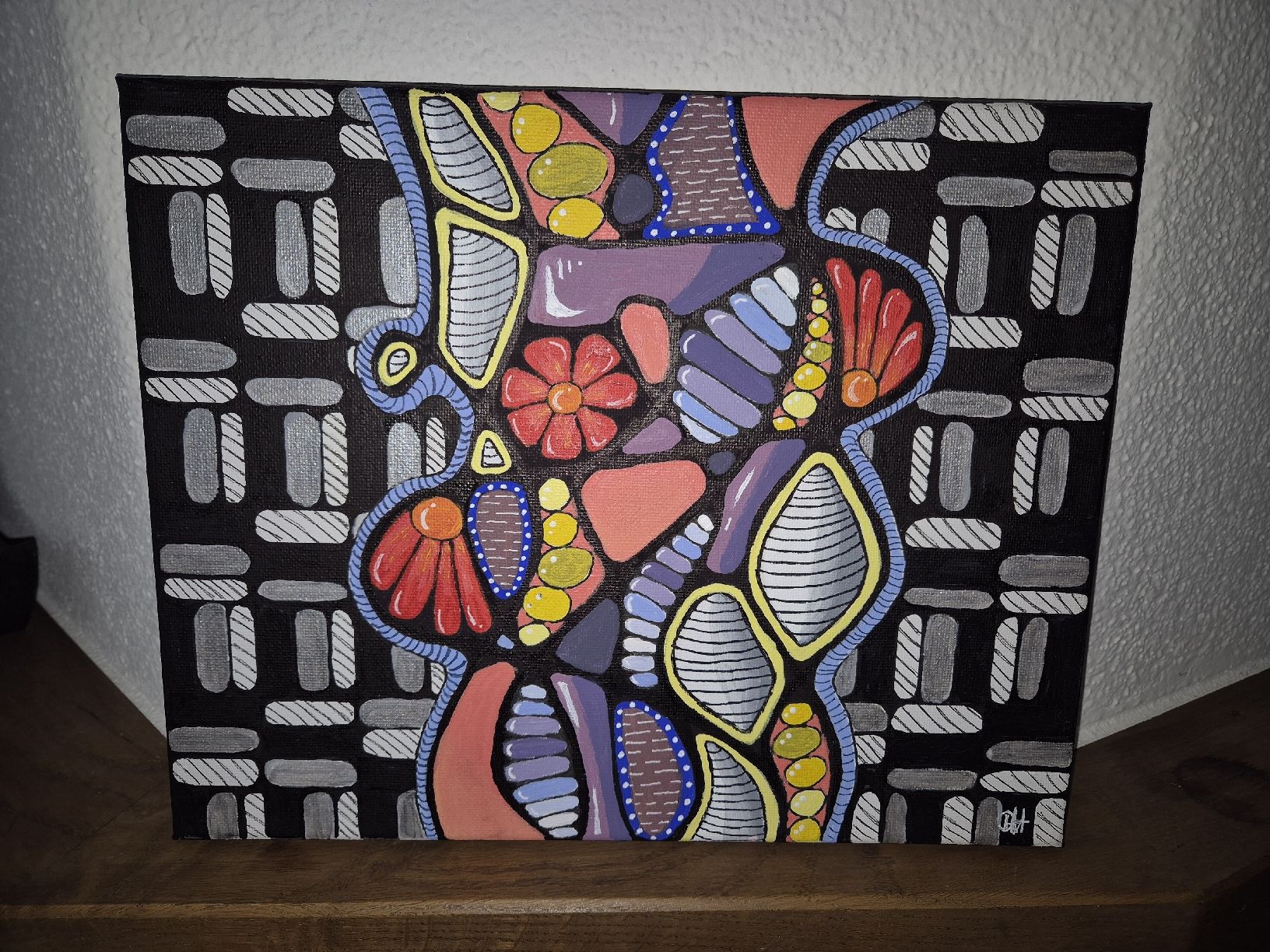 Dipinti: Abstraktes Bild Acrylbild Unikat – Usato da Bäretswil venduto da Killerpearl1