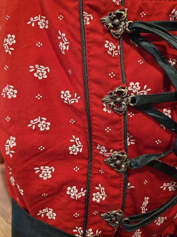 Anna Field Kleider: Dirndl Gr.44 rot/grün – Gebraucht aus Gretzenbach von cwyser 2