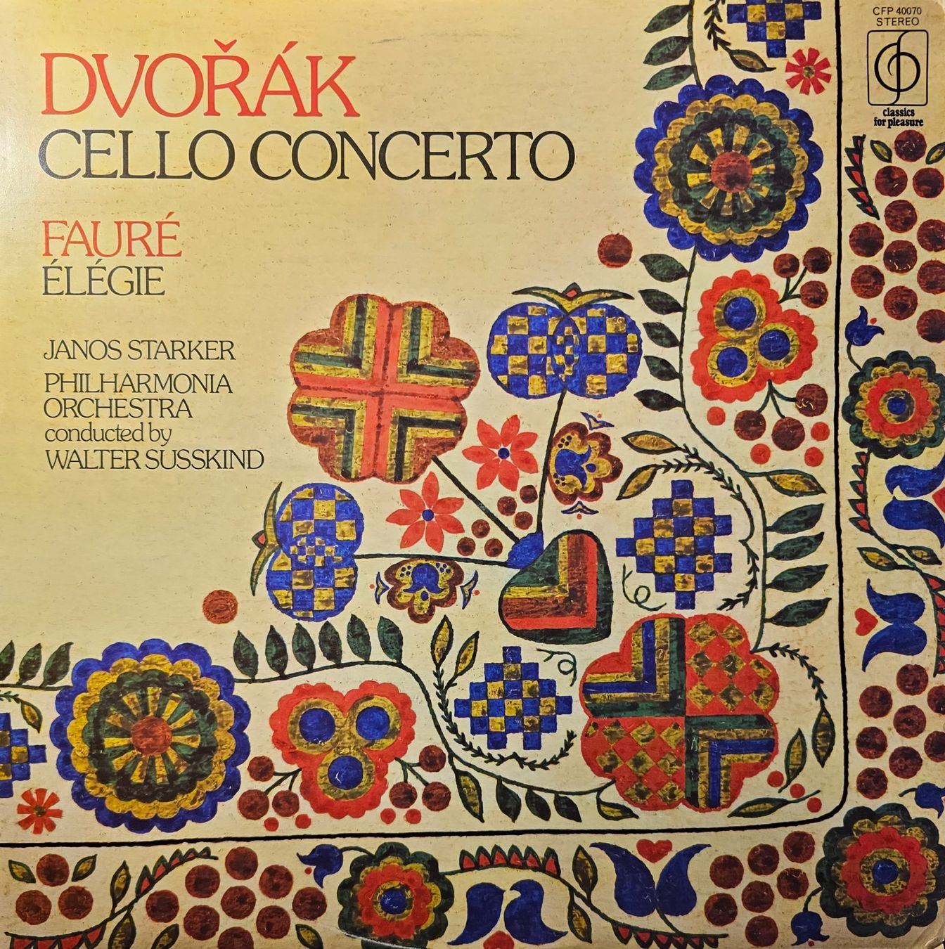 Vinyles: Dvorak, Fauré - Cello Concerto, Élégie – D'occasion à Wahlen b. Laufen par Cg10