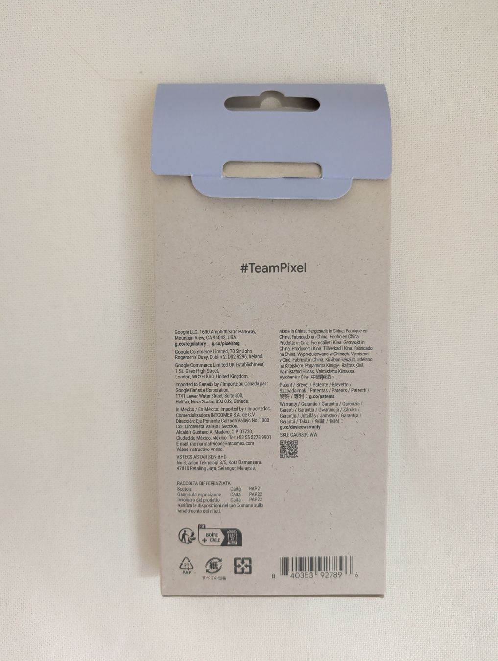 Google Cover & Protezioni schermo: Coque Pixel 10 / 10 Pro mauve – Nuovo e nell'imballaggio originale da Neuchâtel venduto da roy_xk8s 1