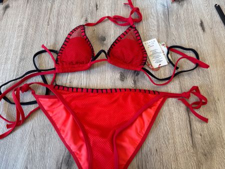 Rot heisses Sommer-Bikini-Set Gr. 38  NEU ☀️🏖️