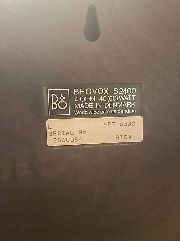 Bang & Olufsen Casse acustiche: Bang & Olufsen S2400 – Usato da Zürich venduto da Circark 2