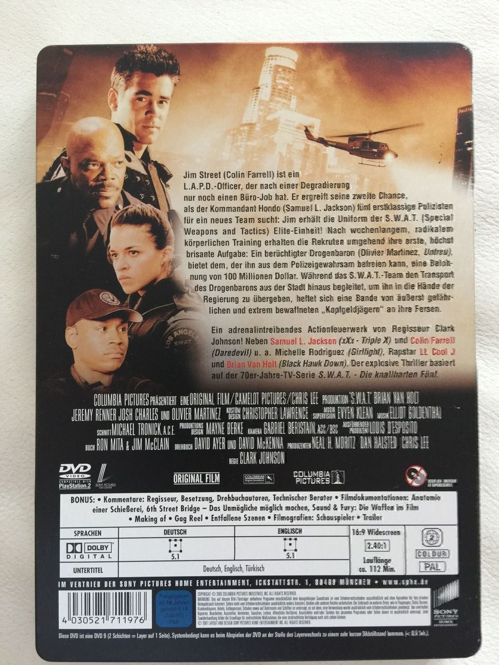 Tutti i DVDs: SWAT , steelbook dvd – Usato da Jona venduto da Mister_N0 1