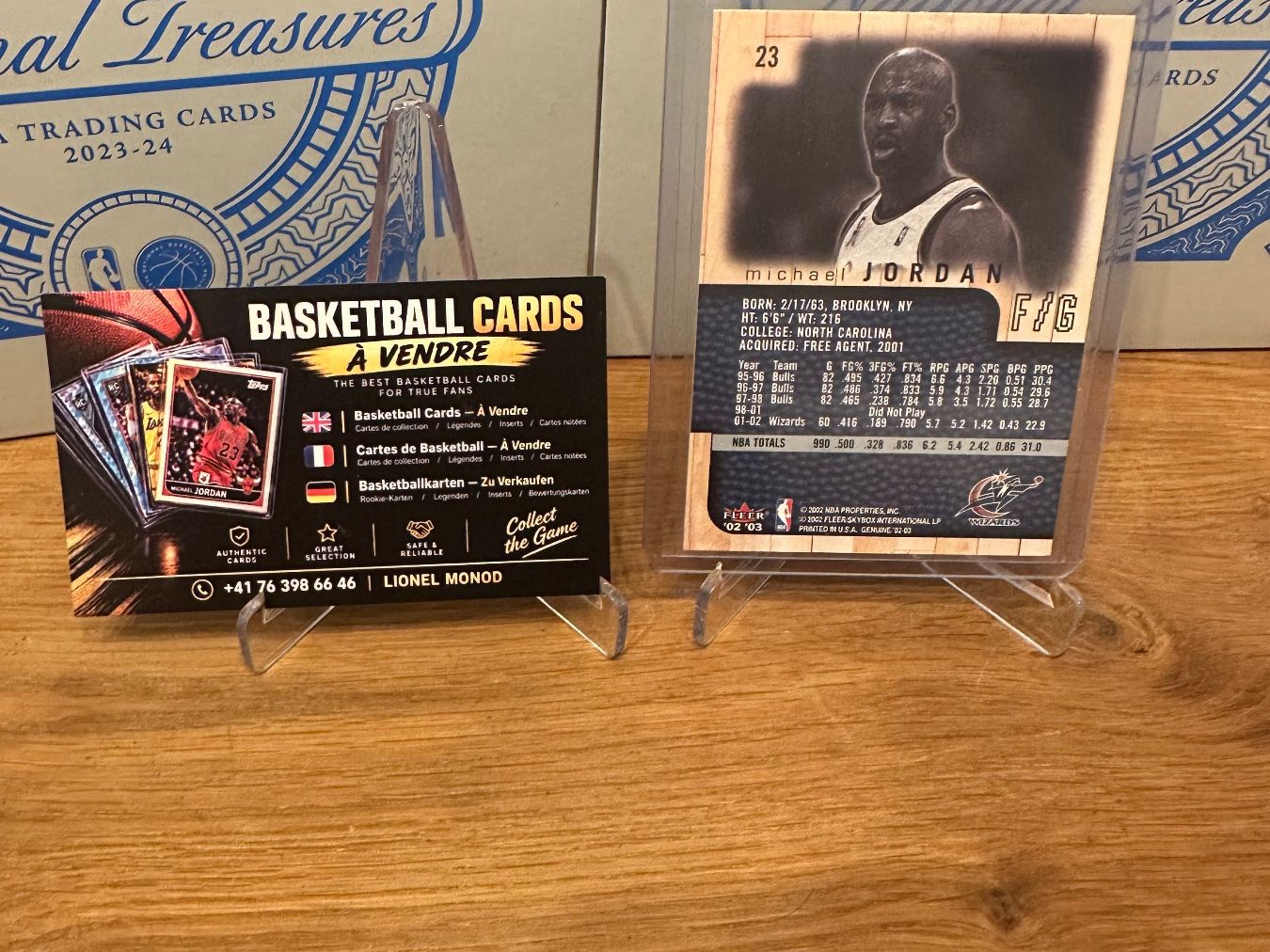 Nba Carte collezionabili: Michael Jordan Fleer 2002-03 Washington W... – Usato da Vullierens venduto da Gaara04 1