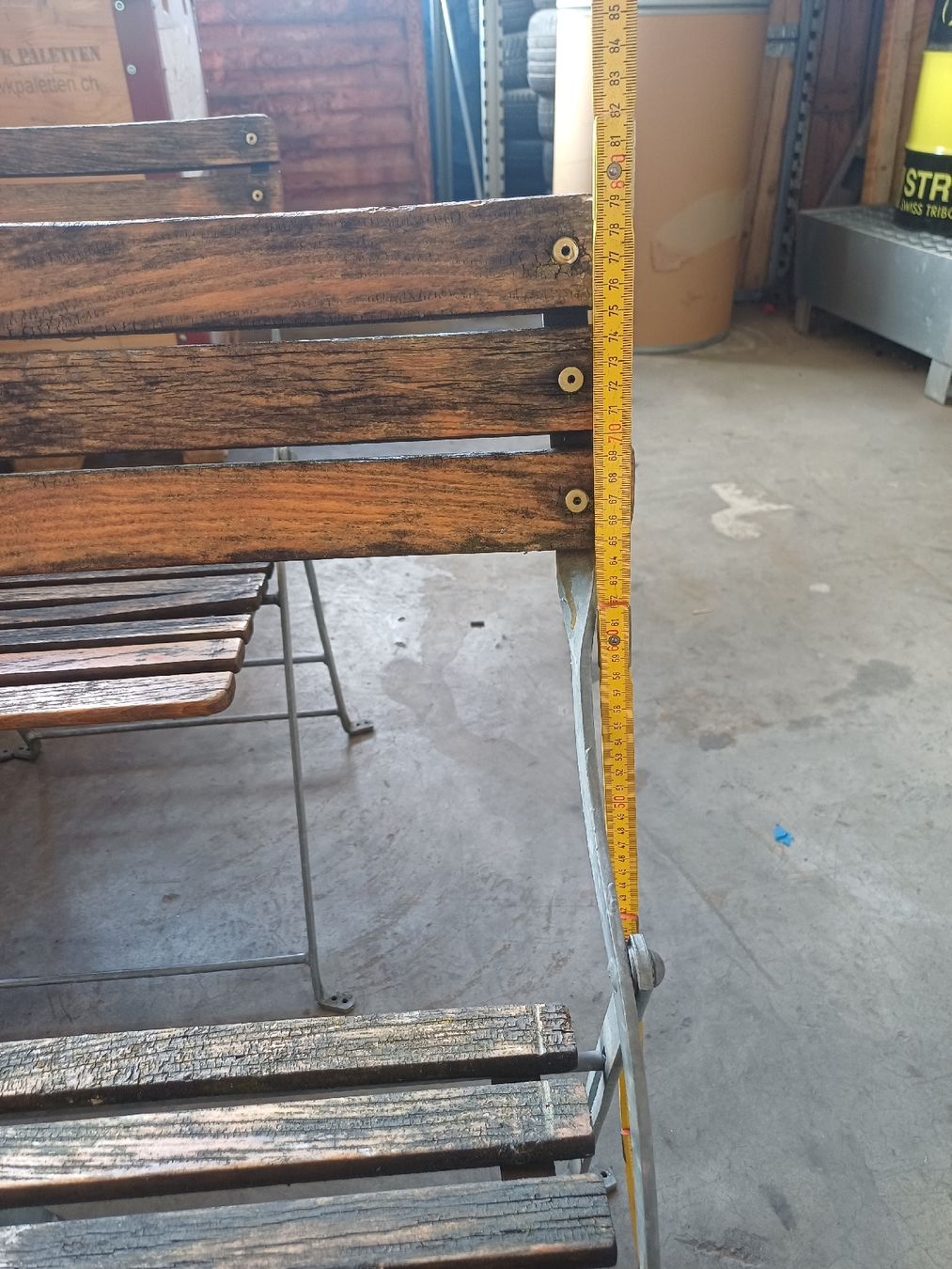 Chaises: Gartenstühle Klappbar 10 Stk.  – Défectueux à Wangenried par Recycler94 7
