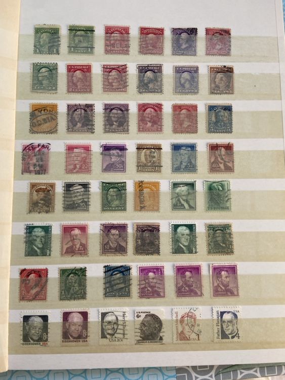 Timbres des États-Unis cartes postales, entiers postaux