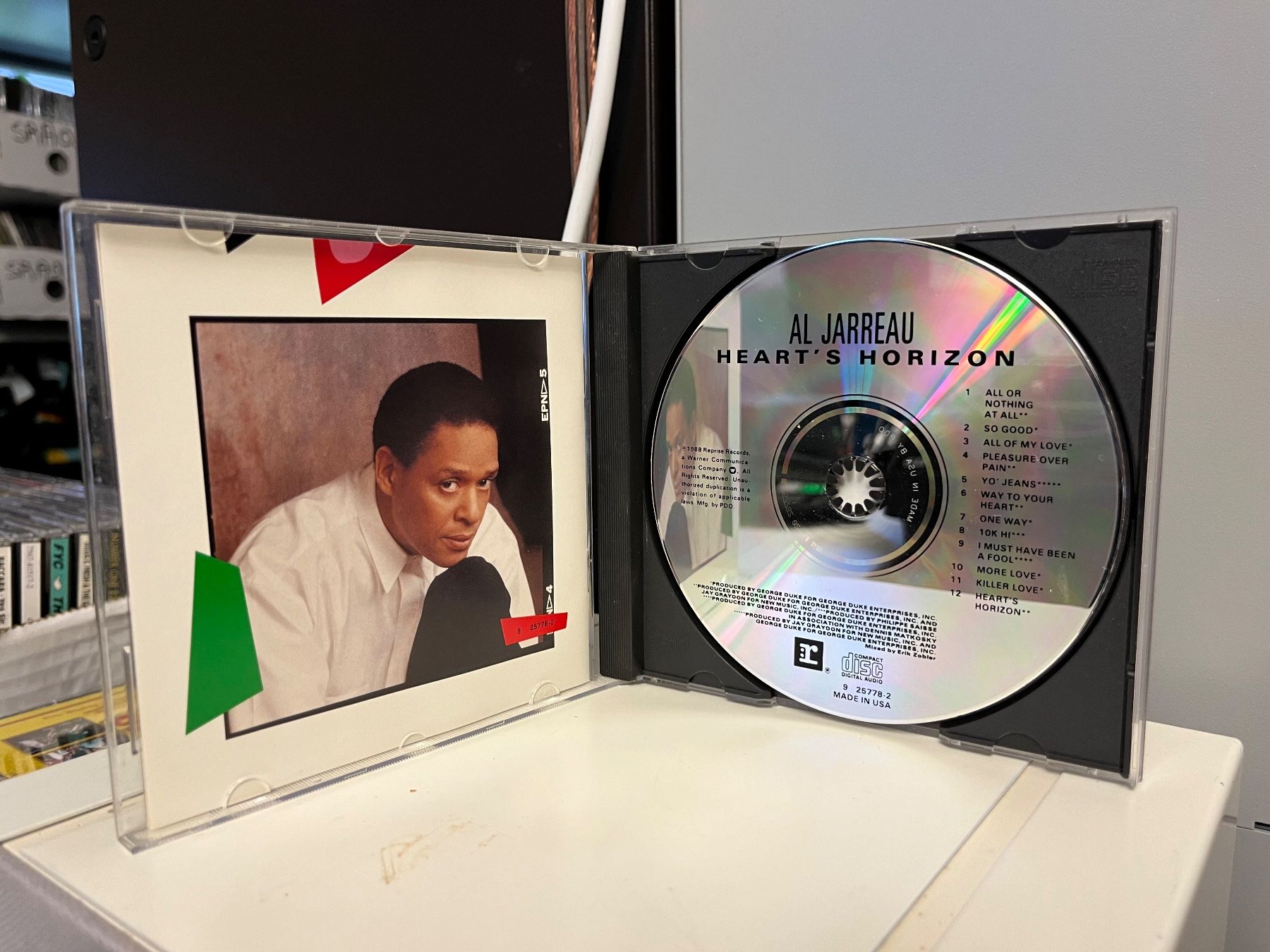CD: Al Jarreau - Heart's Horizon - SRA03D – Usato da Küsnacht ZH venduto da pdproject 2