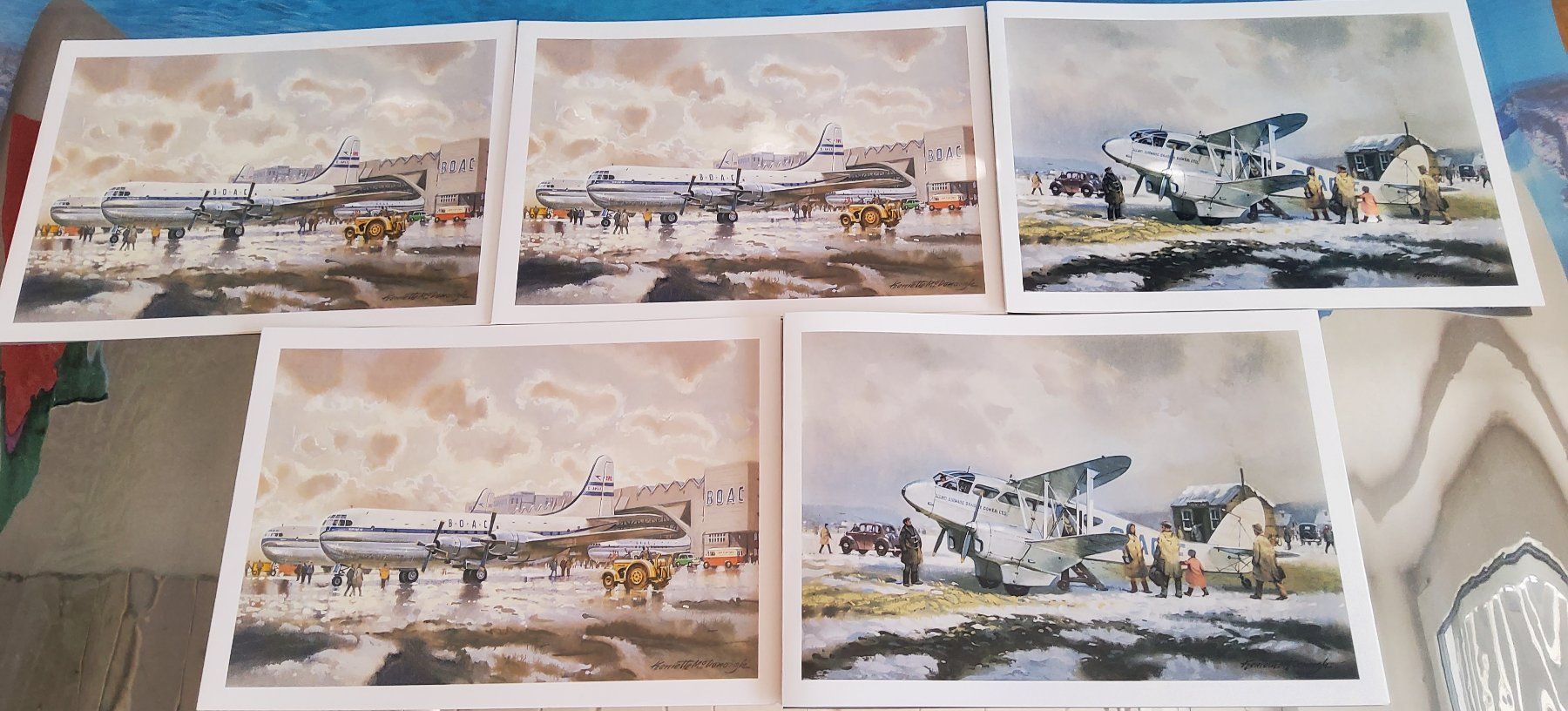 Cartes: Aviatik 10 Weihnachtskarten englisch – Neuf (Voir description) à Grüningen par VENOM59 1