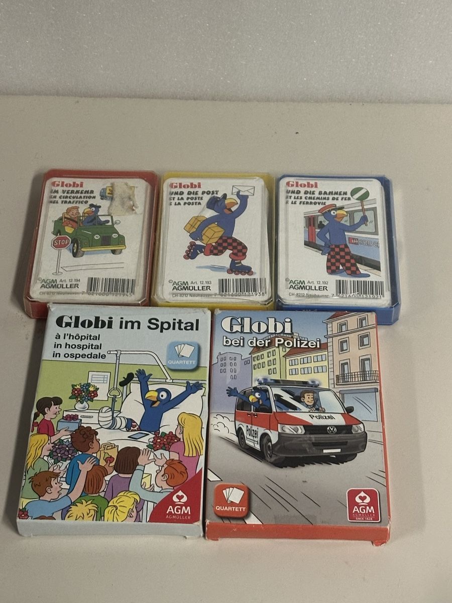 Giochi: Globi Quartett spiele Set Kartenspiele – Usato da Deitingen venduto da Himhip