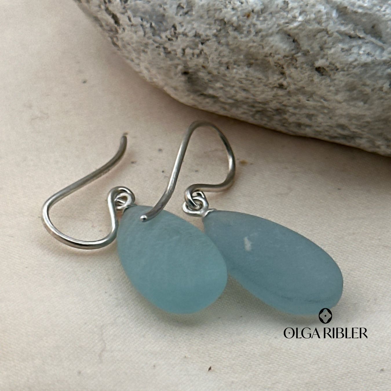 Olga Ribler Ohrringe & -stecker: Ohrhänger - Aquamarine - Silber 925 – Neu (gemäss Beschreibung) aus Luzern von Schmuckoutlet