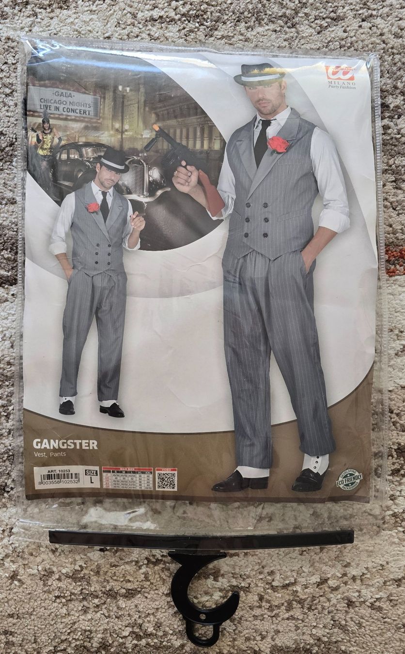 Costumi: Widmann Gangster Kostüm Gr. L – Nuovo e nell'imballaggio originale da Wabern venduto da Irakene 1