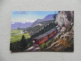 Karte Bahn Zug Loki Brünig OW Bern 1920