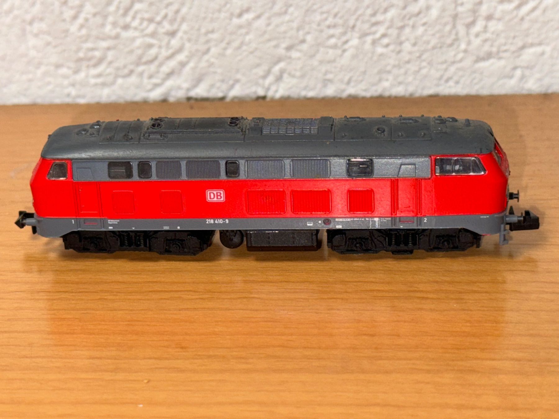 Fleischmann Modellini di ferrovie: Fleischmann Piccolo 218 410-9 Spur N – Usato da Kaiseraugst venduto da winnetou04 1