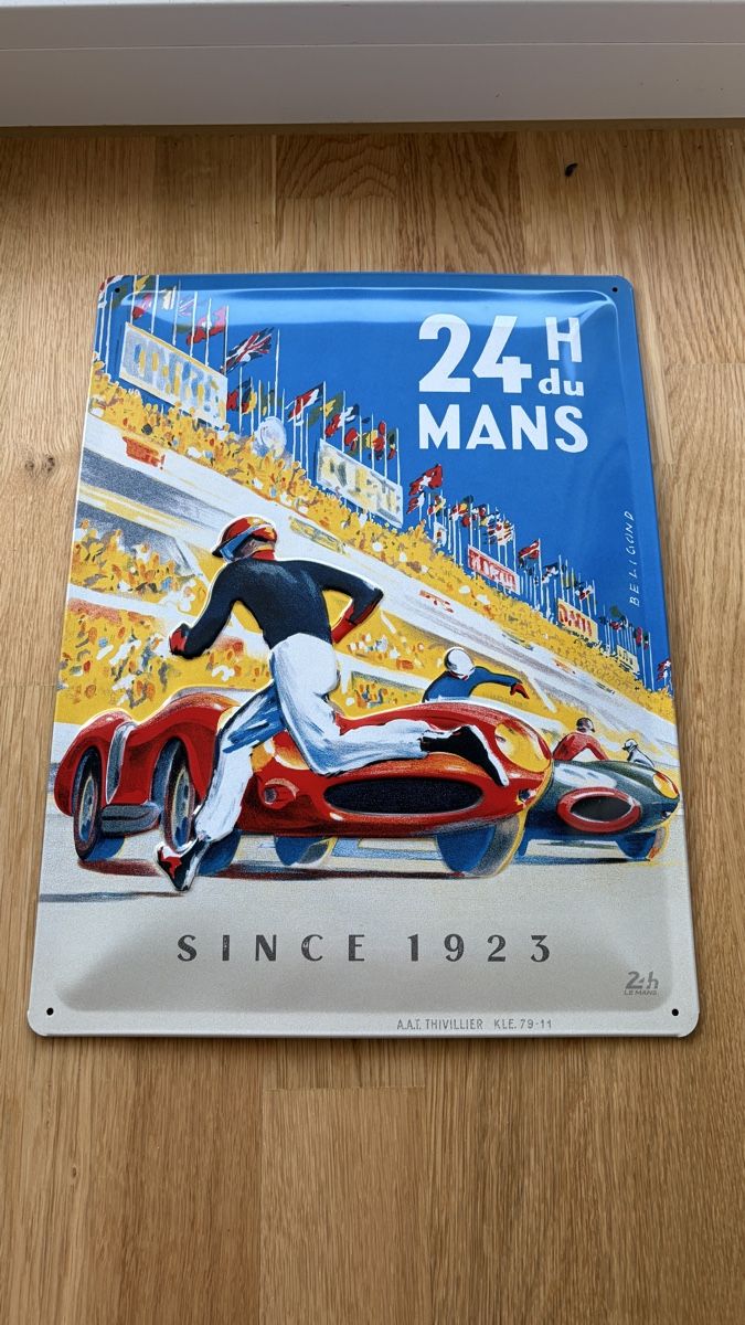 Schilder: 24h Le Mans Blechschild Retro Look – Gebraucht aus Höri von cedric_98
