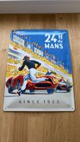 24h Le Mans Blechschild Retro Look