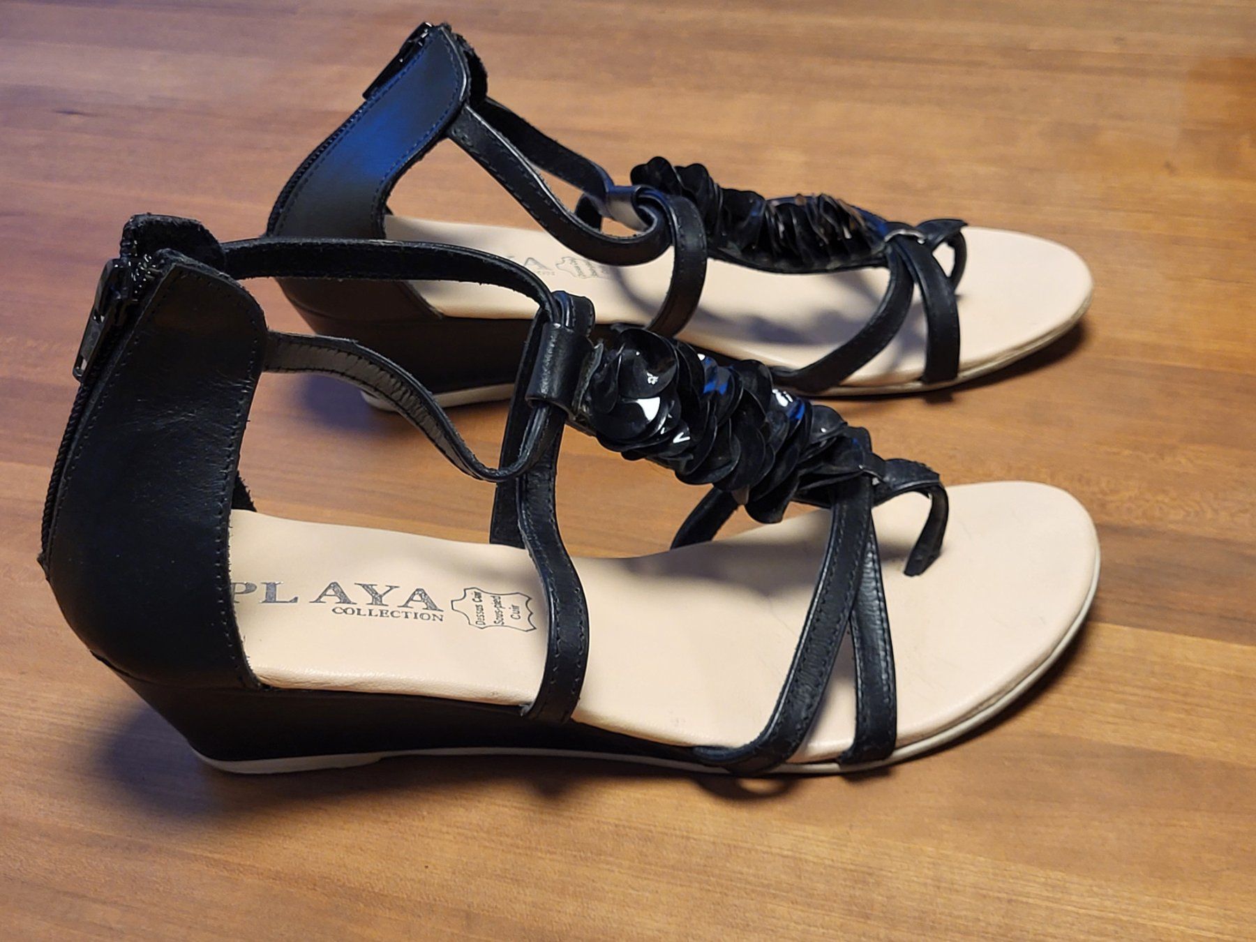Scarpe da donna: Schwarze Sandalen von Playa Grösse 38 – Usato da Langenthal venduto da baesa 3