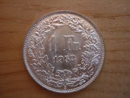 (C1) 1 Franken 1952 STGL