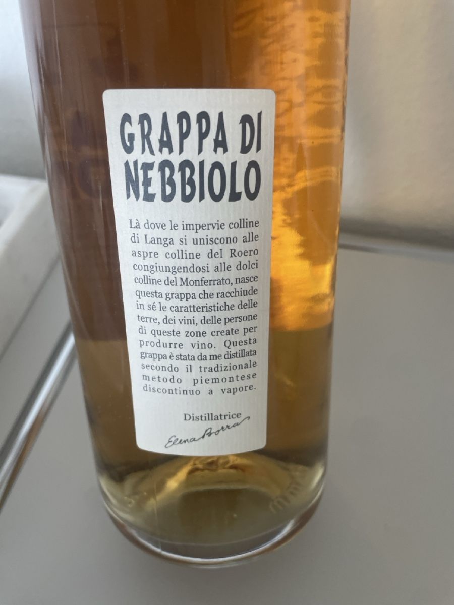 Bevande alcoliche: Grappa Di Nebbiolo – Nuovo e nell'imballaggio originale da Rüschlikon venduto da zehnvoracht 1