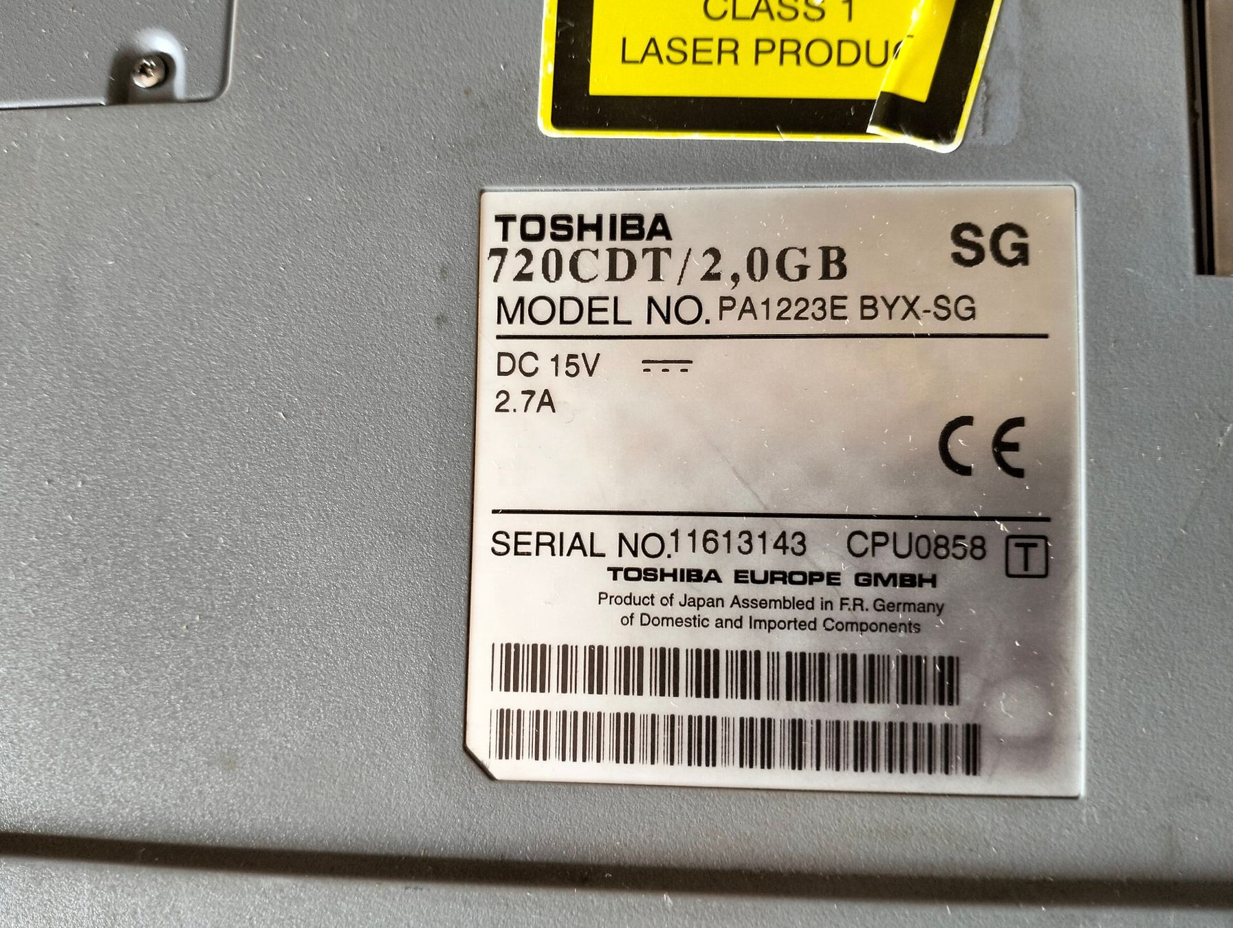 Toshiba Notebook: Toshiba Laptop Tecra Kultstück – Usato da Aeschi SO venduto da Oterw 4