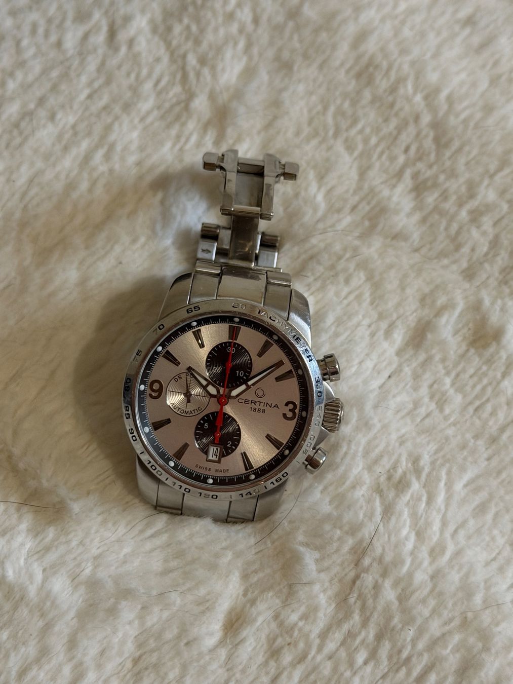 Certina Orologi: Certina DS Podium Automatic Chrono mit Box und Papiere läuft – Usato da Altnau venduto da SwissGoldTime 3