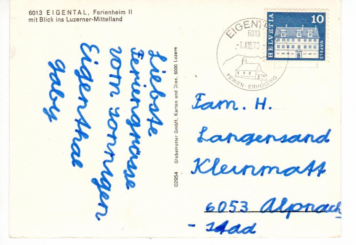Cartes postales: Eigental – D'occasion à Wolhusen par Curver9 1