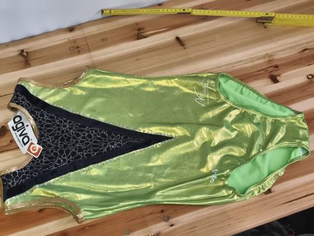 AGIVA Turnanzug / Gymnastik-Leotard – Lime-Grün (A85)