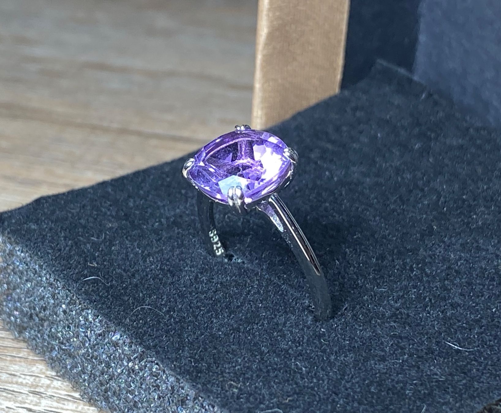 Ringe: Amethyst Ring Silber 925 vergoldet 💎✨ – Neu und originalverpackt aus Laax GR von Kiki-Kingdom2 2