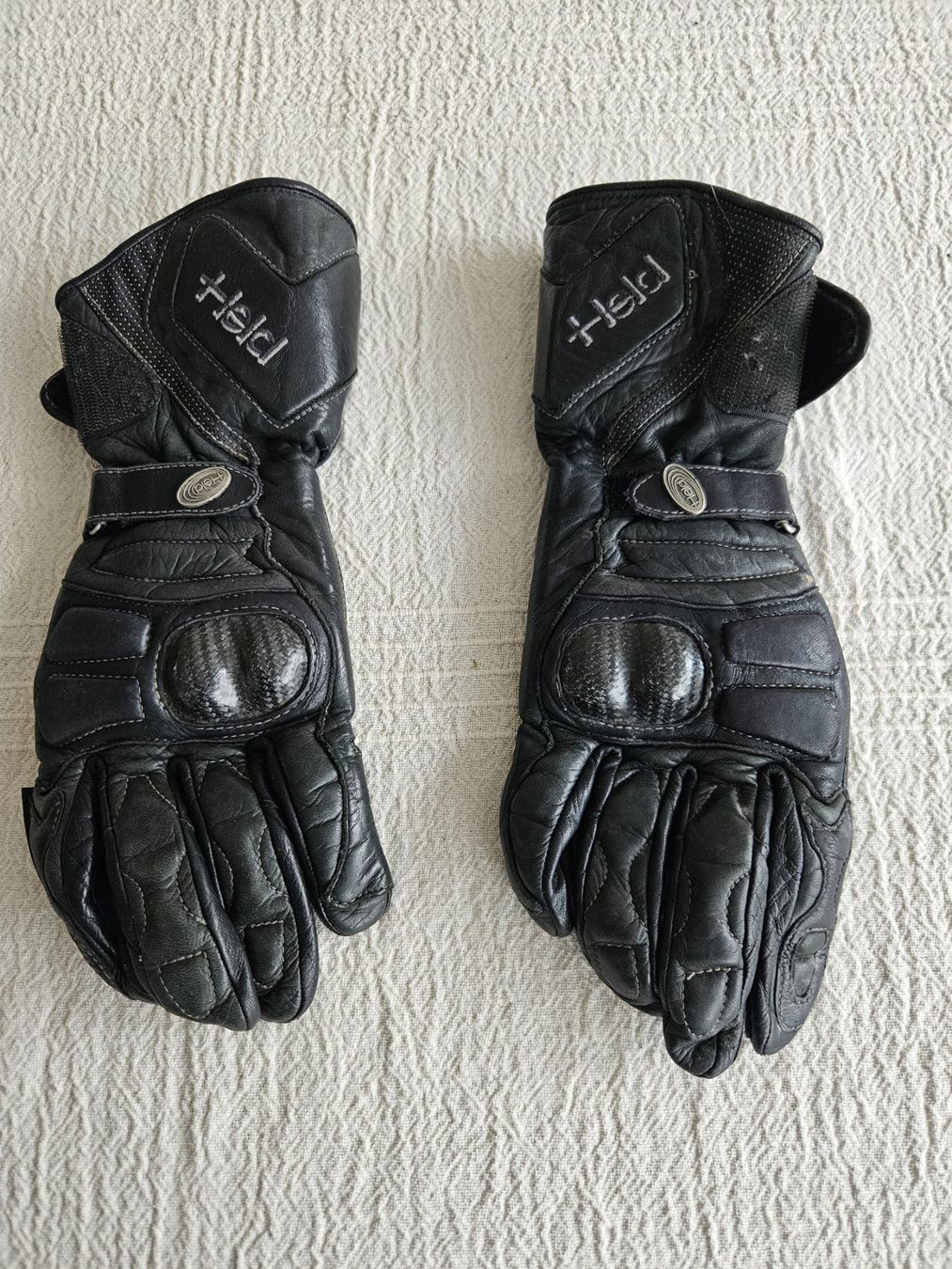 Held Guanti & manicotti: Held Motorradhandschuhe Leder schwarz Grösse 8 – Usato da Zürich venduto da Leimbi28