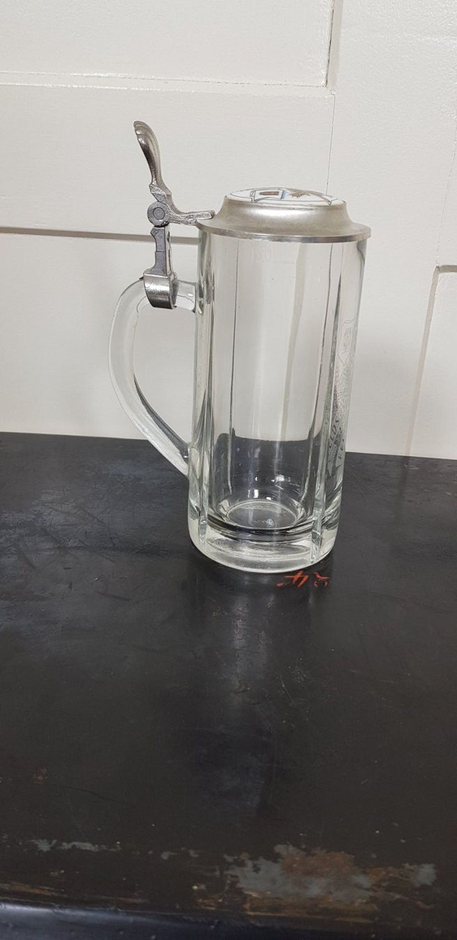 Feldschlösschen Verres: Bierhumpen mit Deckel, Feldschlössli – D'occasion à Uster par Astral
