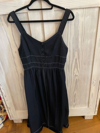 Neu Trägerkleid Mango schwarz, 36