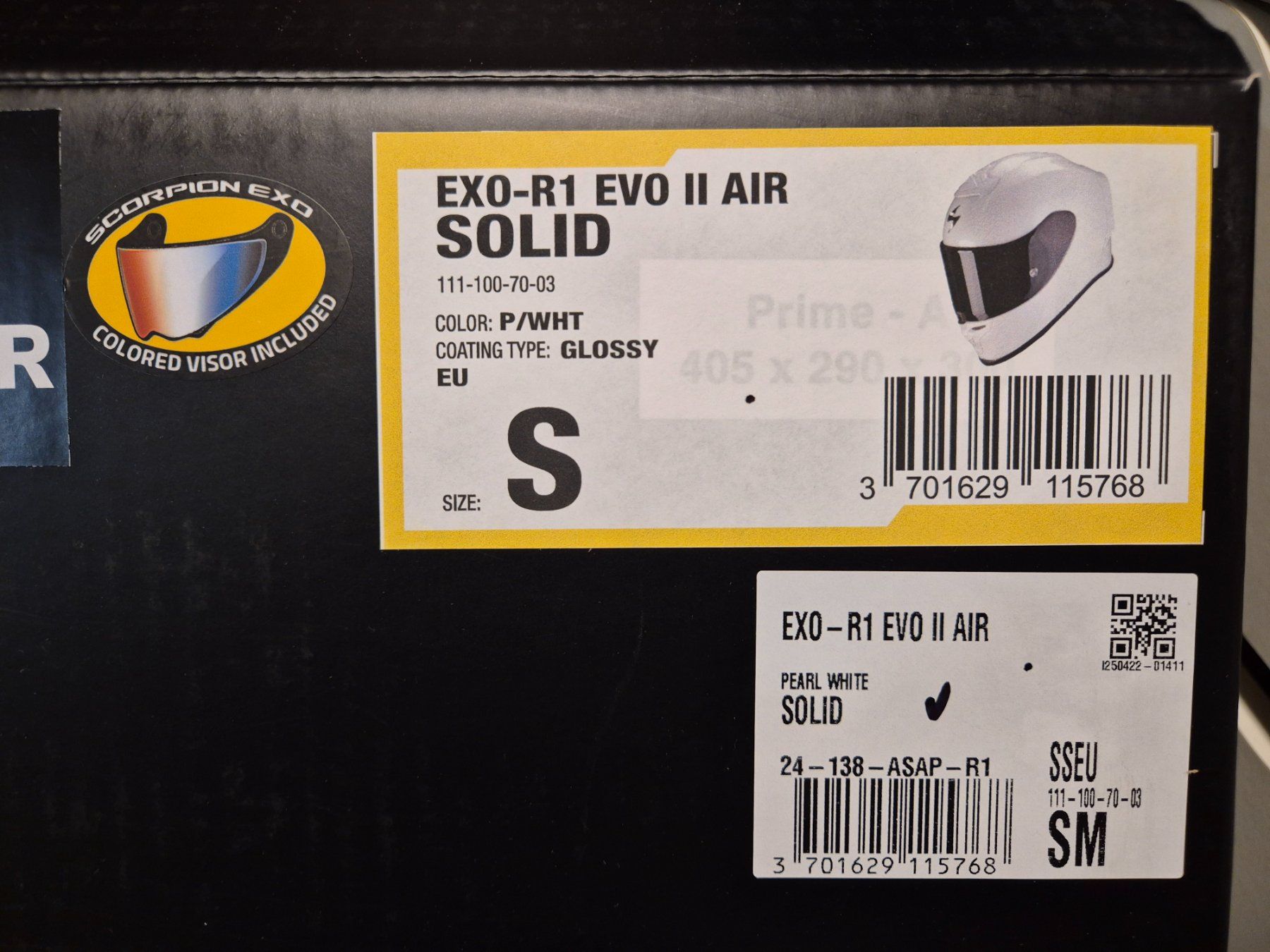 Caschi & visiere: Scorpion EXO-R1 Evo ll Air Solid – Nuovo (secondo la descrizione) da Grüningen venduto da Tageule 6