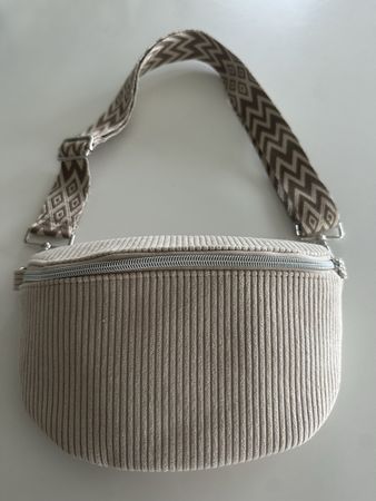 Bauchtasche beige