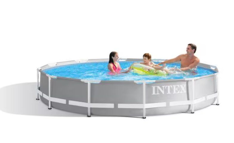 Schwimmbad: Intex Pool Prism Frame Set 366 x 76 cm – Neu (gemäss Beschreibung) aus Steinhausen von Retourenprofis