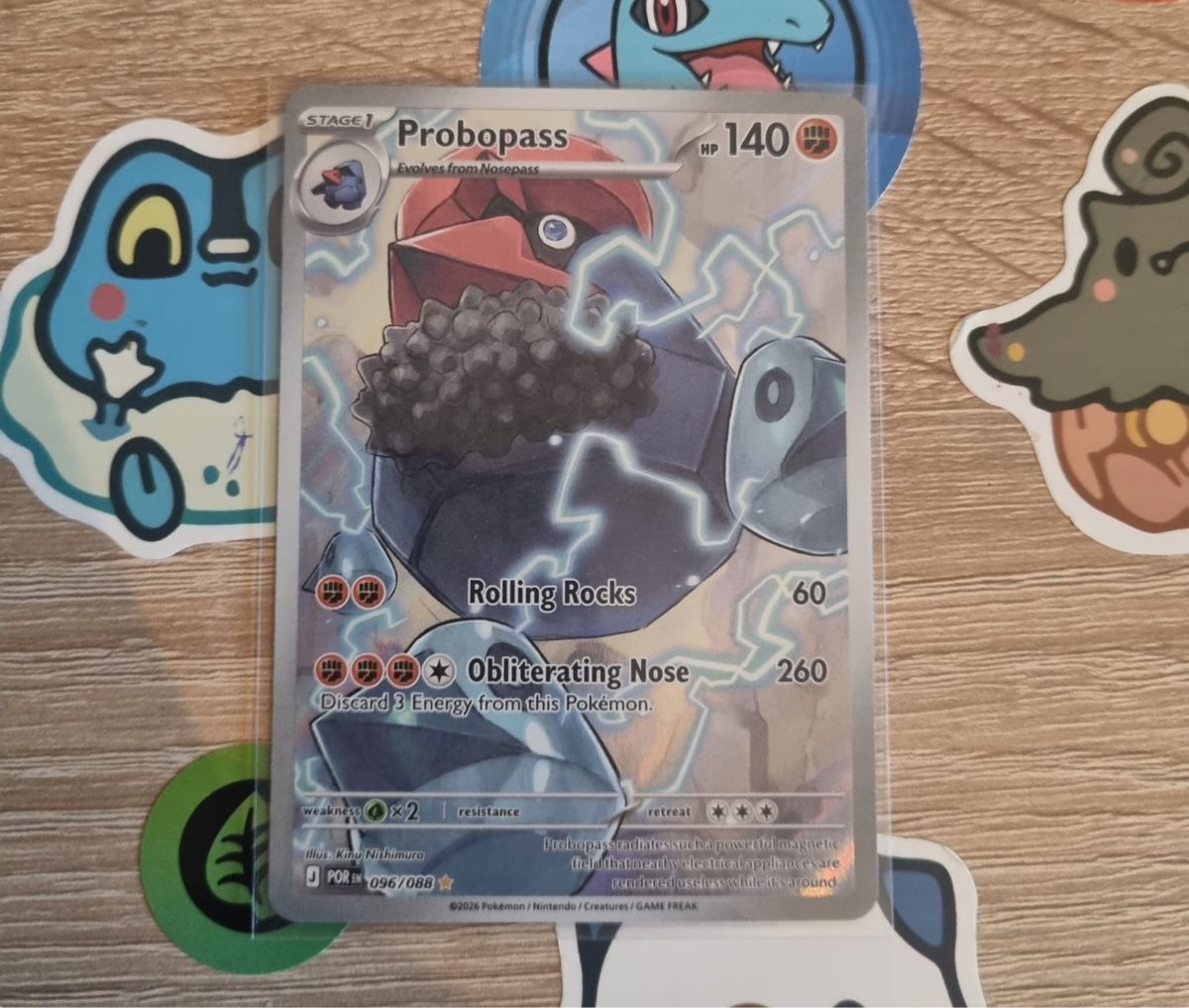 Pokémon Carte collezionabili: Probopass IR (ME3) – Nuovo (secondo la descrizione) da St-Maurice venduto da Whatty 3